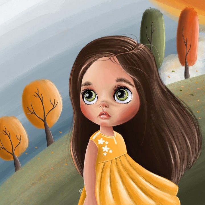 طفلة الخريف