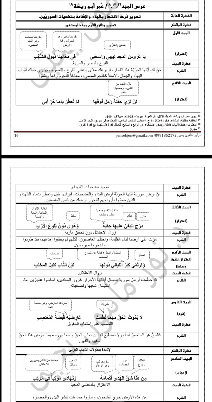 إعطاء دروس في اللّغة العربيّة