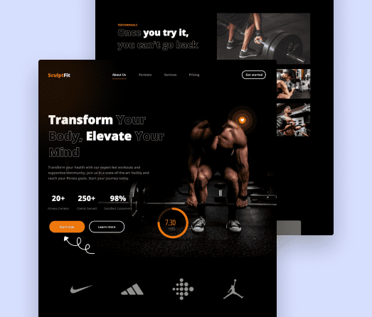 SculptFit Landing Page