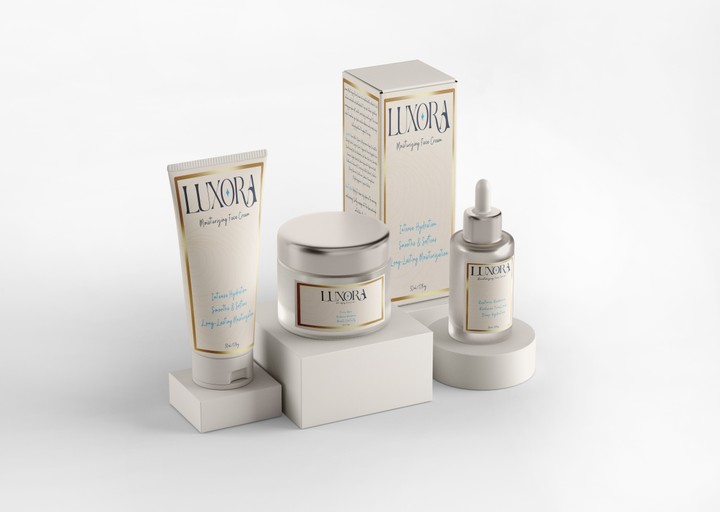 Luxora- Skin care cosmetic brand identity