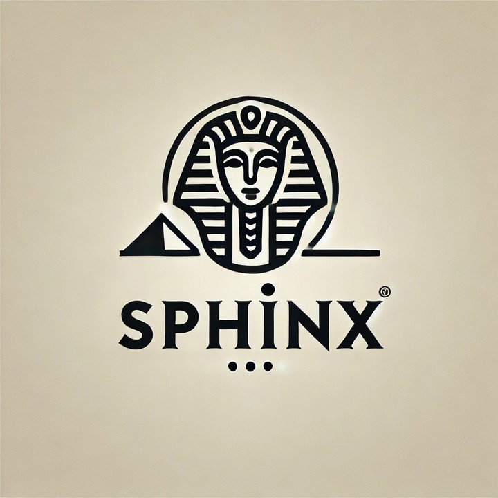 تصميم شعار لشركة سياحة تسمي sphinx