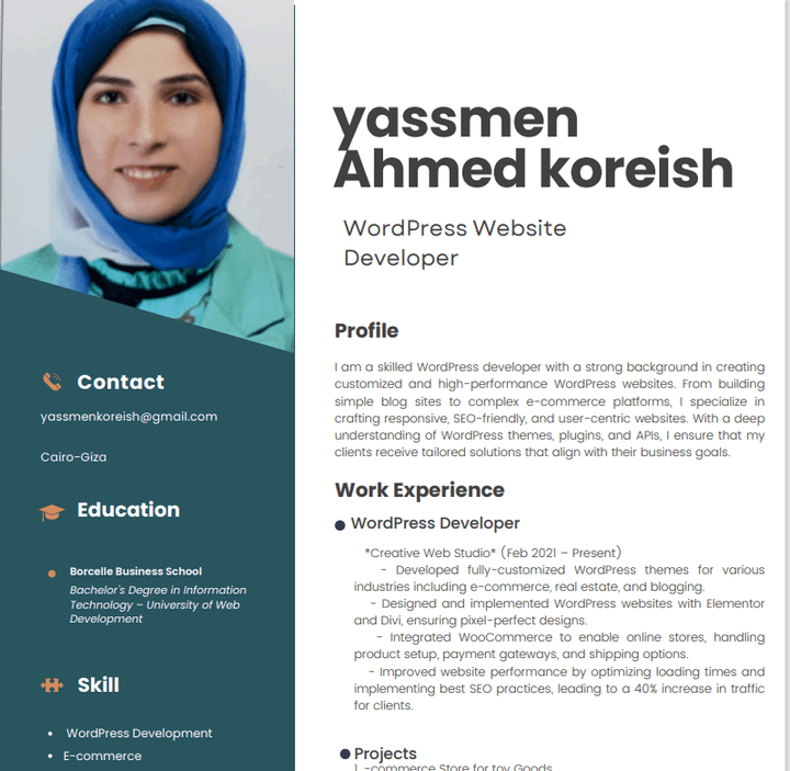 personal cv