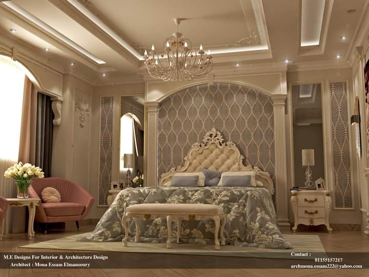 Our design for neoclassic bedroom