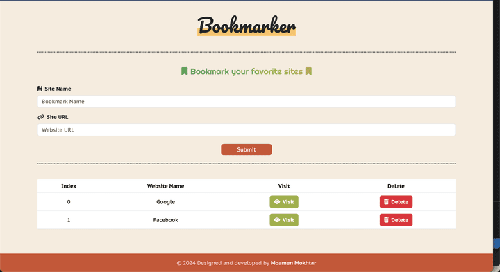 Bookmarker