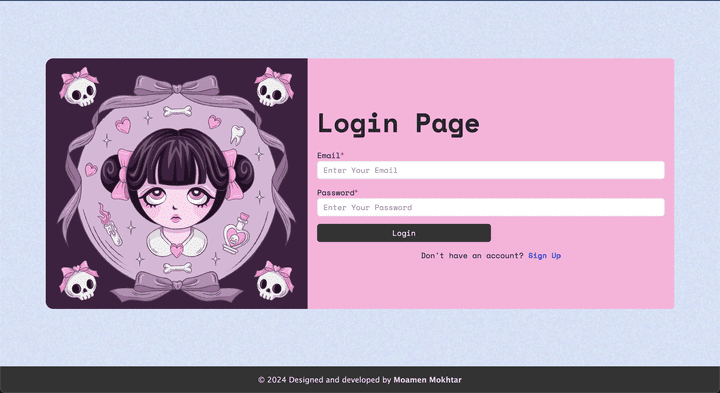 Login & Sign-Up Page