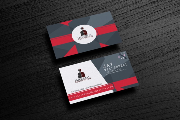 IMPERIAL RENOVATION COMPANY Business card