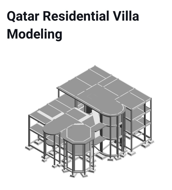 Residential Villa In Qatar By REVIT