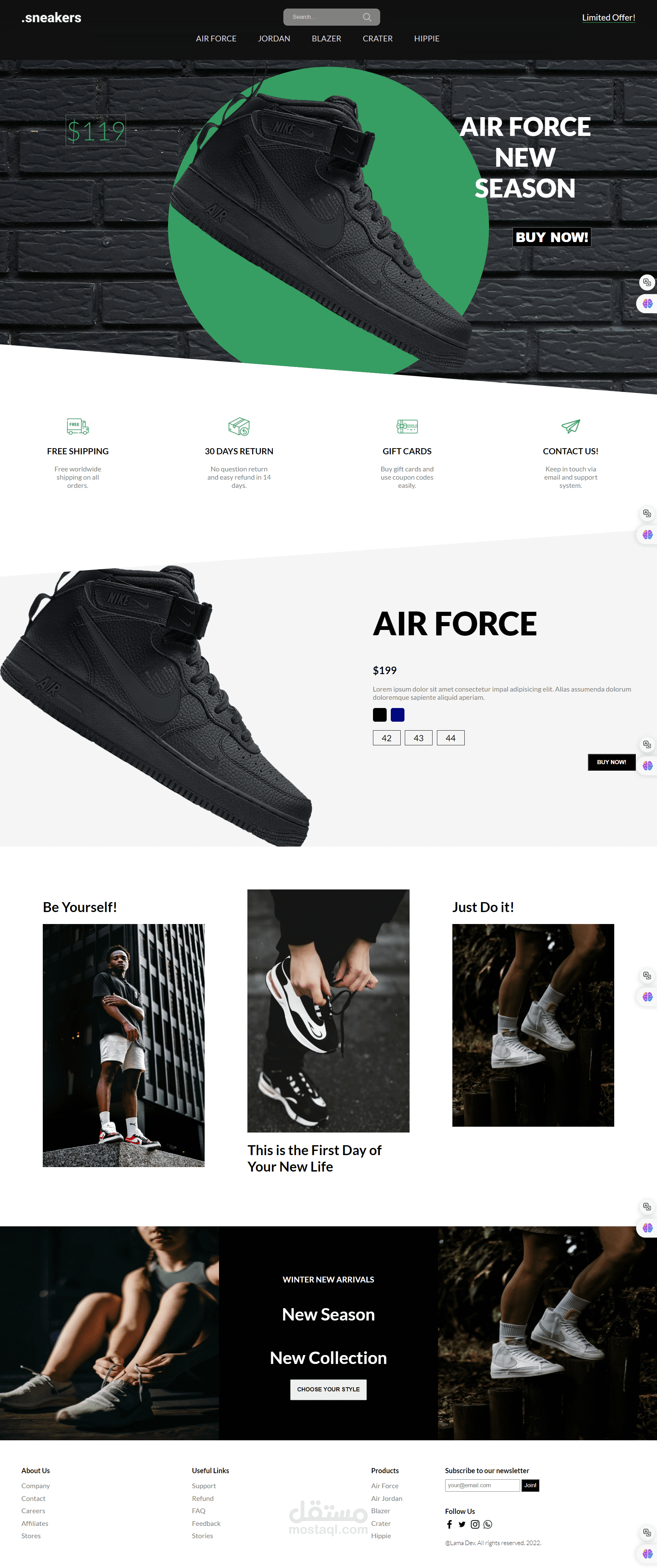 shoe e-commerce