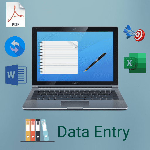 تصميم إعلان لمدخل بيانات (Data Entry)