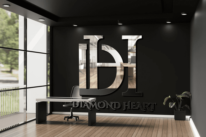 تصميم شعار لDiamond heart