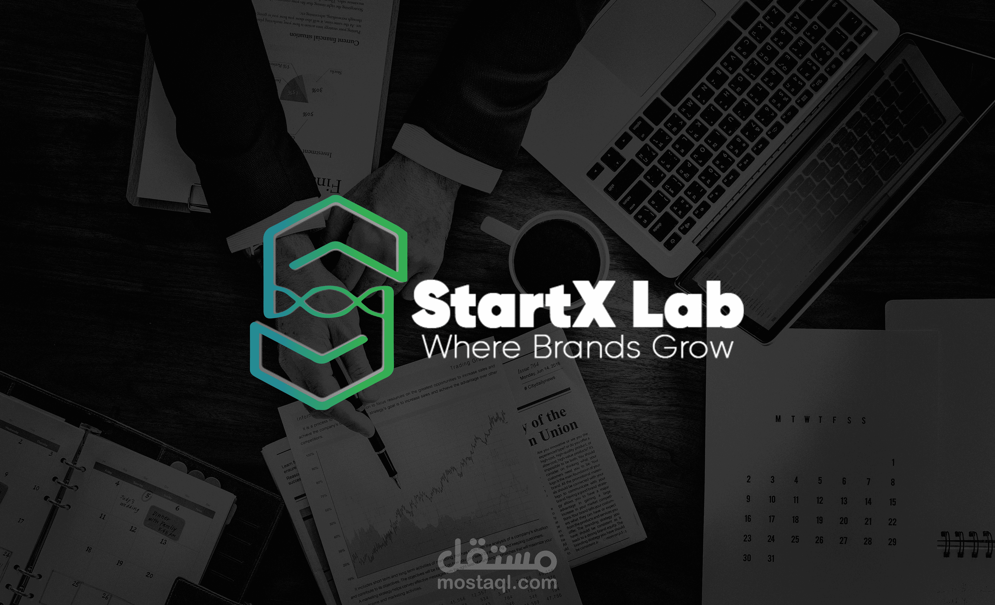 تصميم شعار لشركة Stratx lab