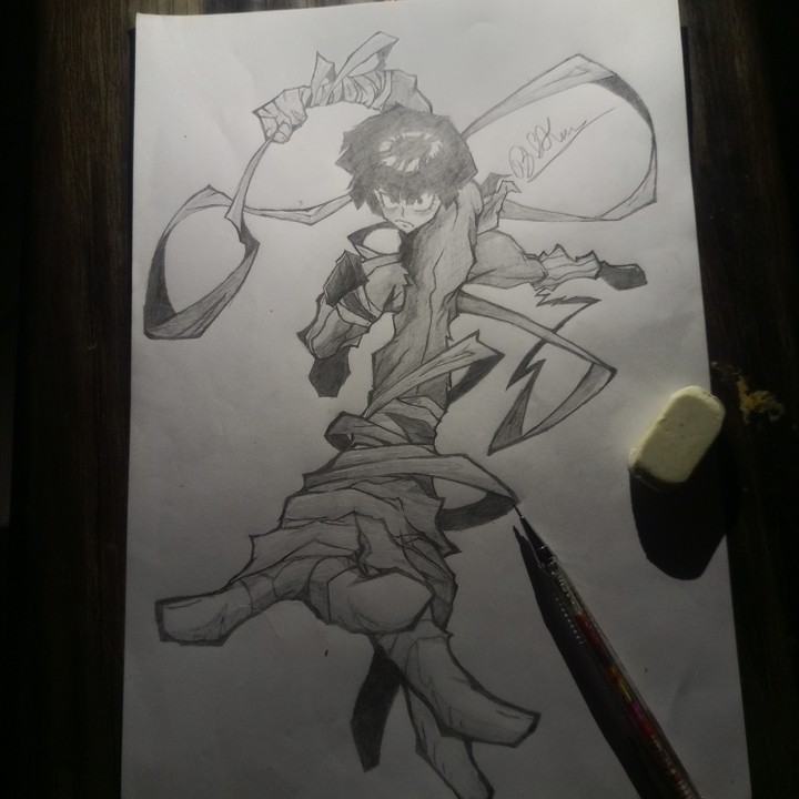 رسمة شخصية انمي