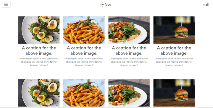 food home page