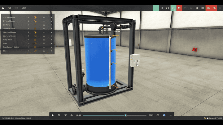 PLC Coding for Filling Water Tank