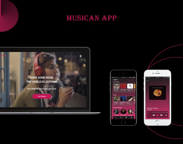 UI of Musican App