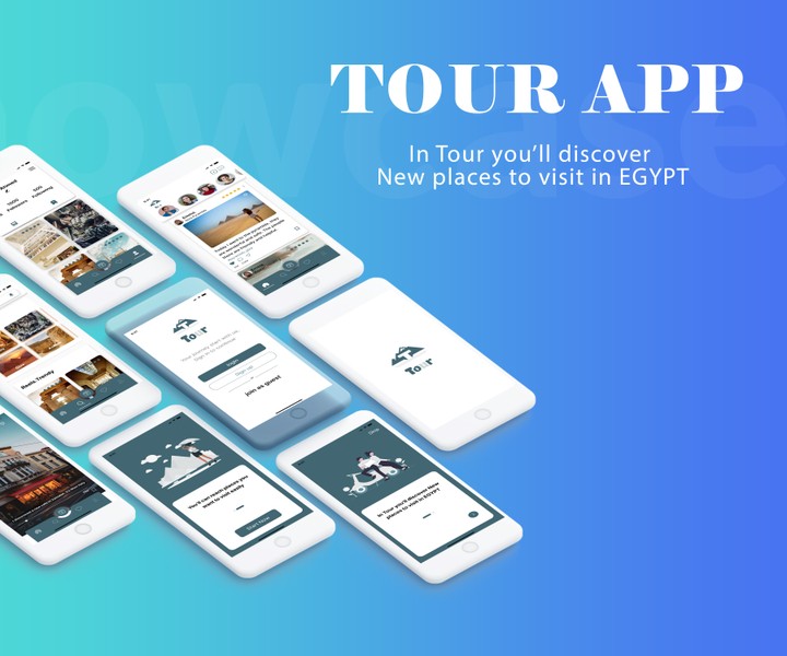 UI/UX of Tour App