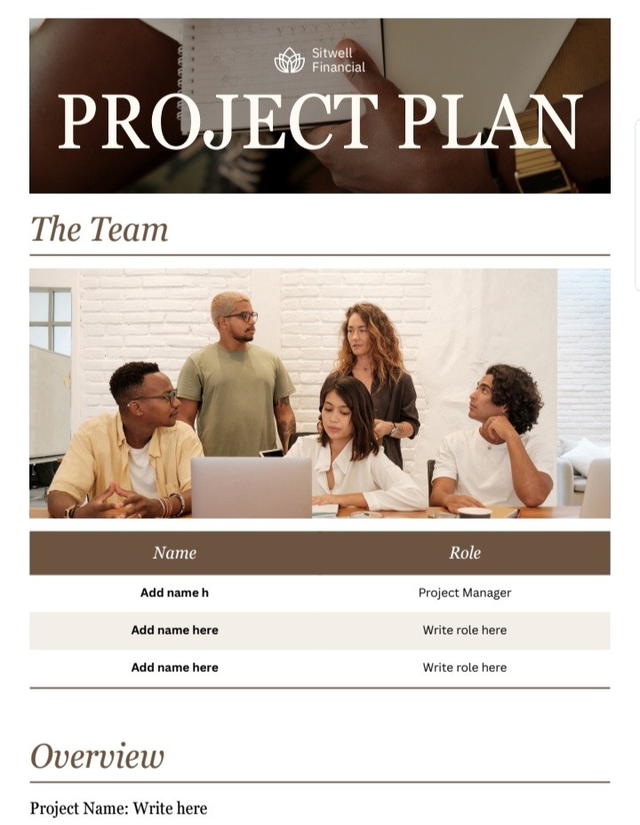 Project plan