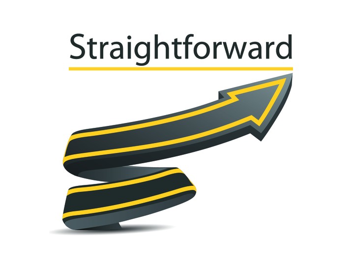 شعار straightforward