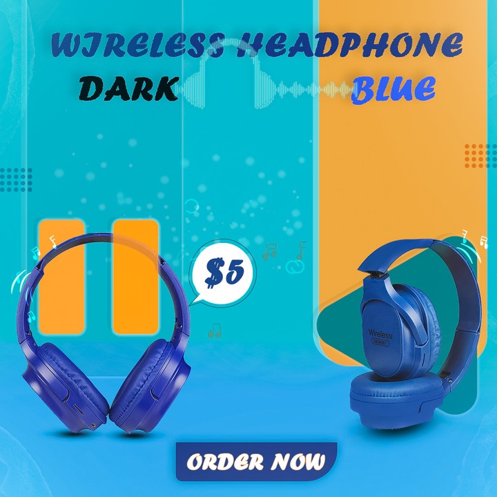 بوستر اعلاني لheadphone