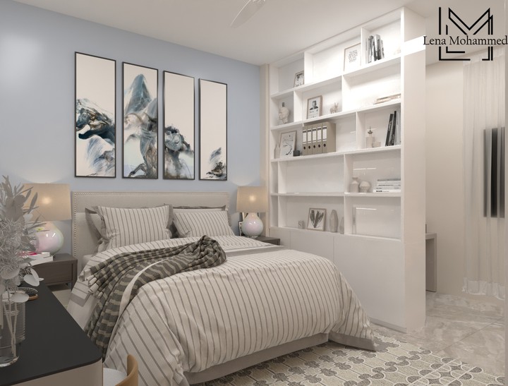 تصميم غرفة نوم رئيسية - Modern bed room design