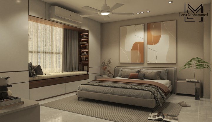 تصميم غرفة نوم- minimalist bedroom design