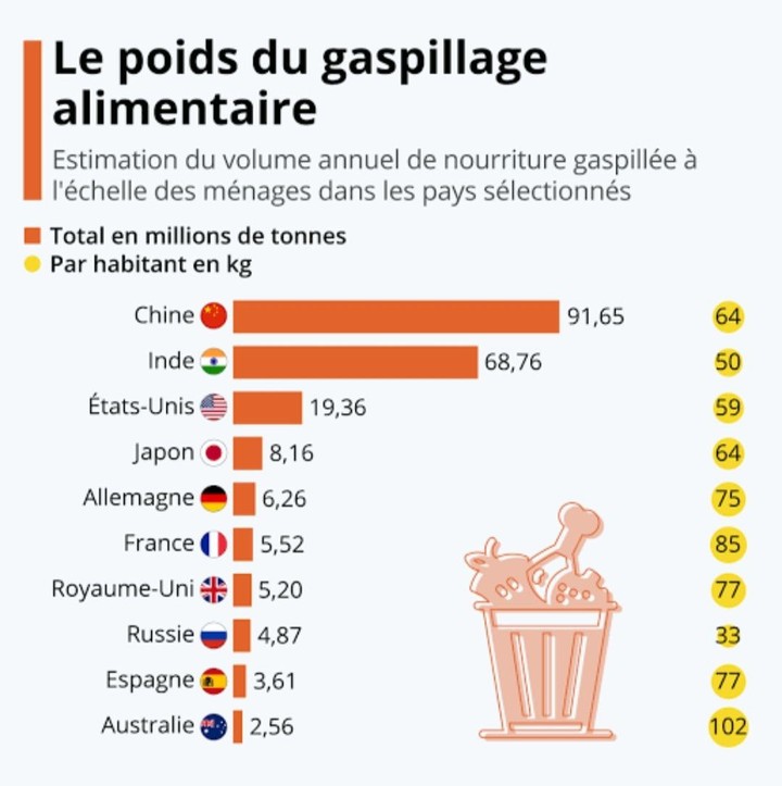 ARTICLE SUR LE GASPILLAGE  ALIMENTAIRE