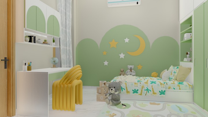 تصميم داخلي| غرفة أطفال (kids bedroom)