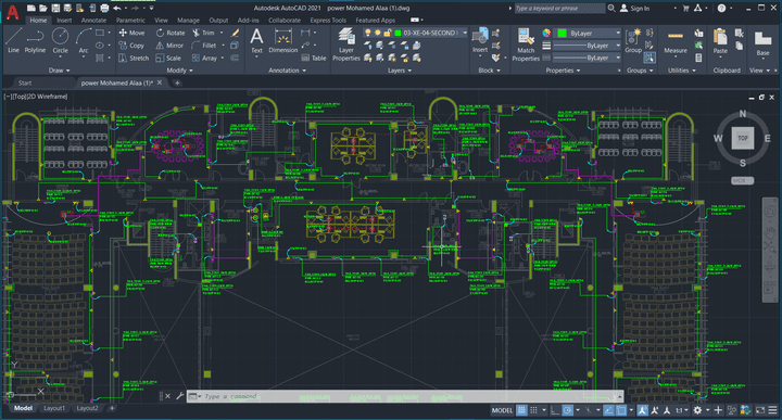 Electrical design for an educational building