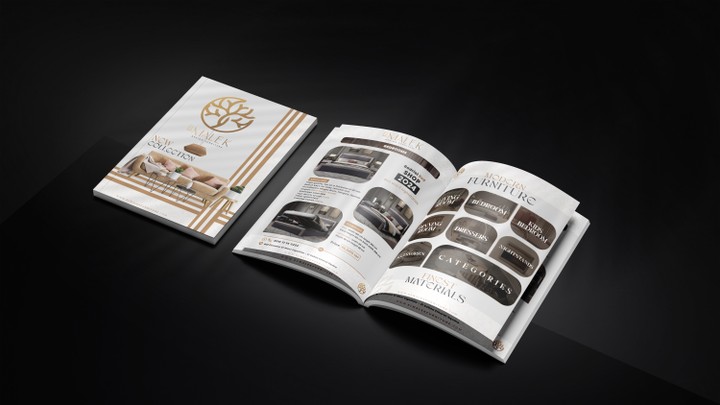 تصميم كتالوج لشركة آثاث - Furniture Company Catalog Design