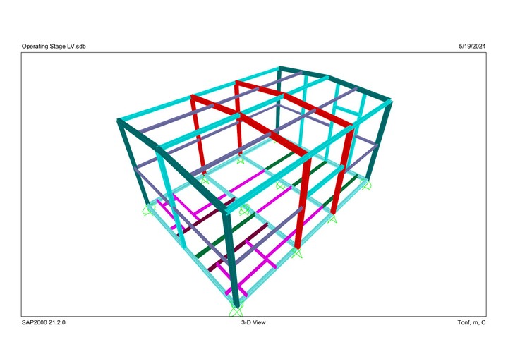 تصميم منشا معدني باستخدام برنامج Sap2000