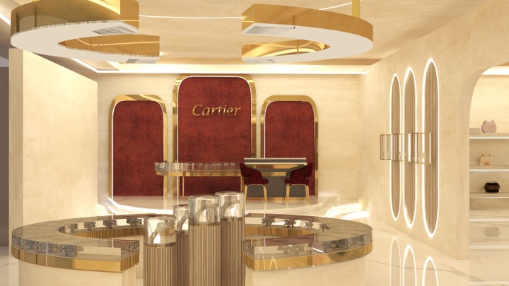 نصميم داخلي ل Cartier