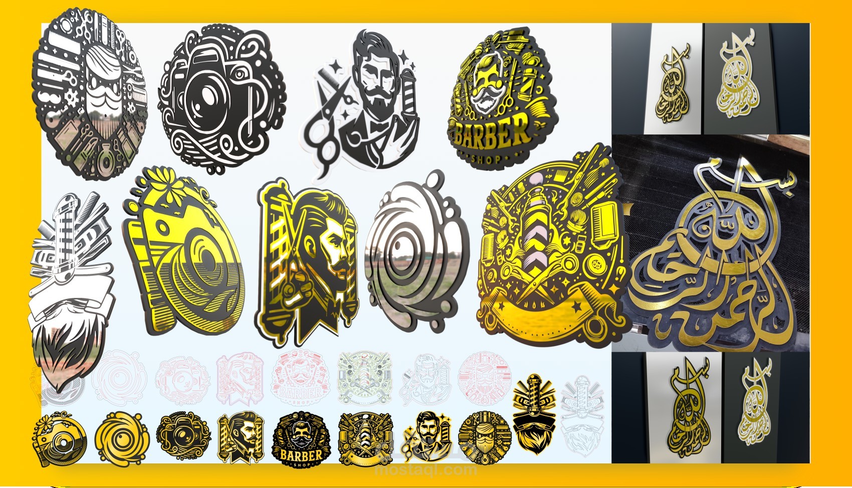 تصميم رسومات dxf/Pdf/Svg للعمل على ماكنات cnc ليزر أو خشب