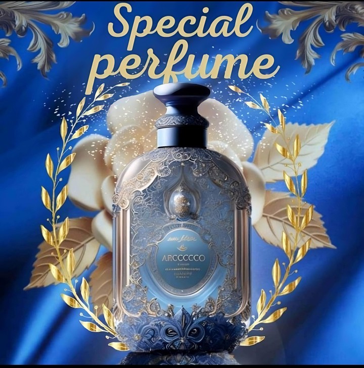 تصميم إعلان لعطر