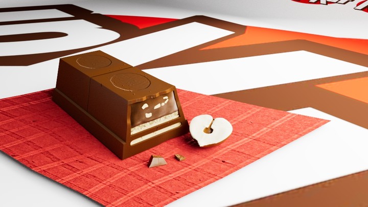 KitKat 3D modeling