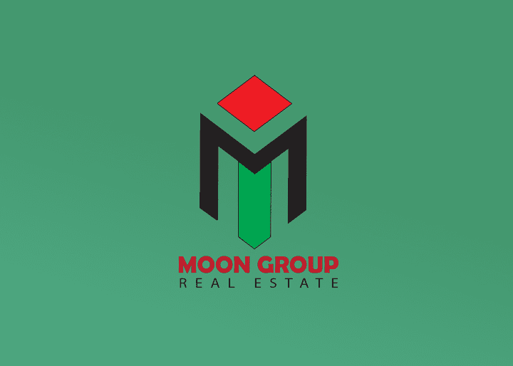 تصميم لوجو لشركة MOON للعقارات