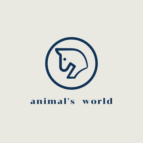 A simple logo design that highlights a field related to animals