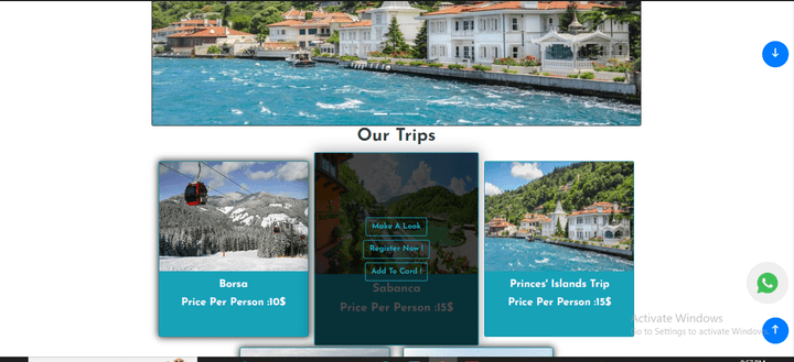 Responsive Travels Website