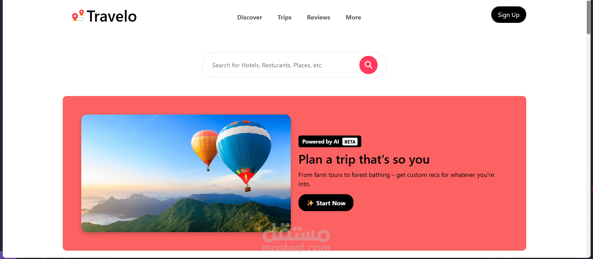 Travelo - Your Ultimate Travel Companion | مستقل