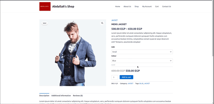 موقع eCommerce باستخدام wordpress و wooCommerce