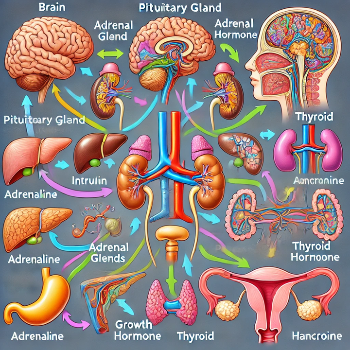 الهرمونات و كيف تعمل داخل جسم الأنسان وتأثير نقصها أو زيادتها علي الأنسان