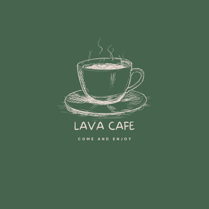 تصميم لوجو كافيه باسم *LAVA*