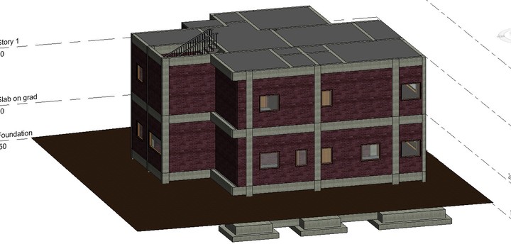 3D modeling to small villa