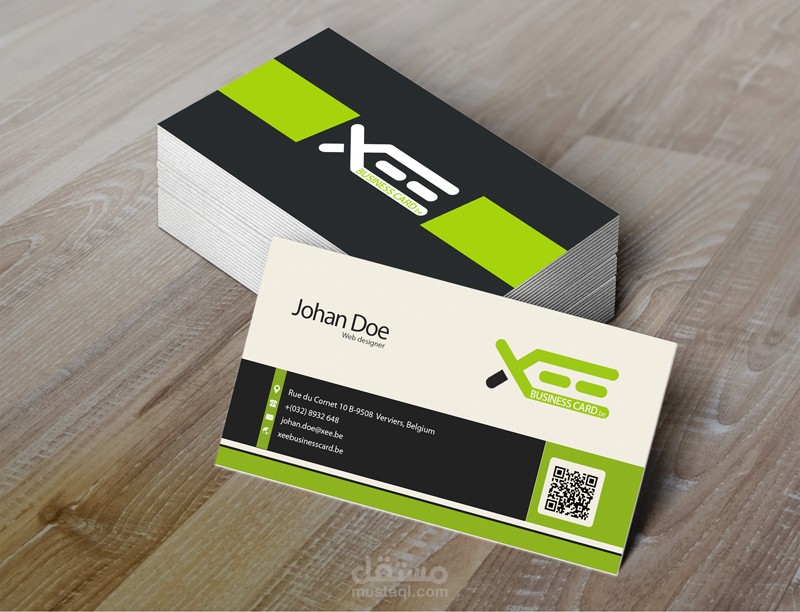 تصميم بطاقة العمل "Business Card"