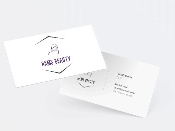 Beauty business card