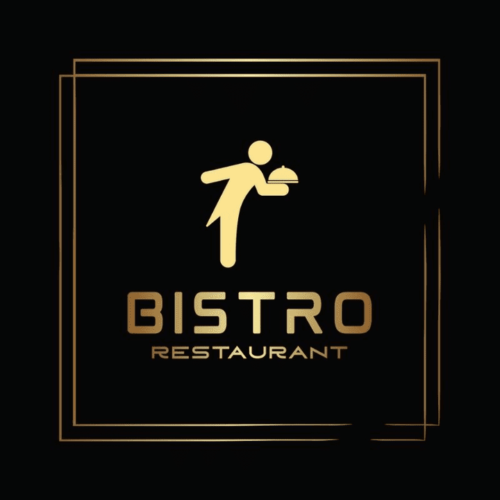 تصميم شعار وبطاقة عمل ونشرة إعلانية لمطعم Bistro