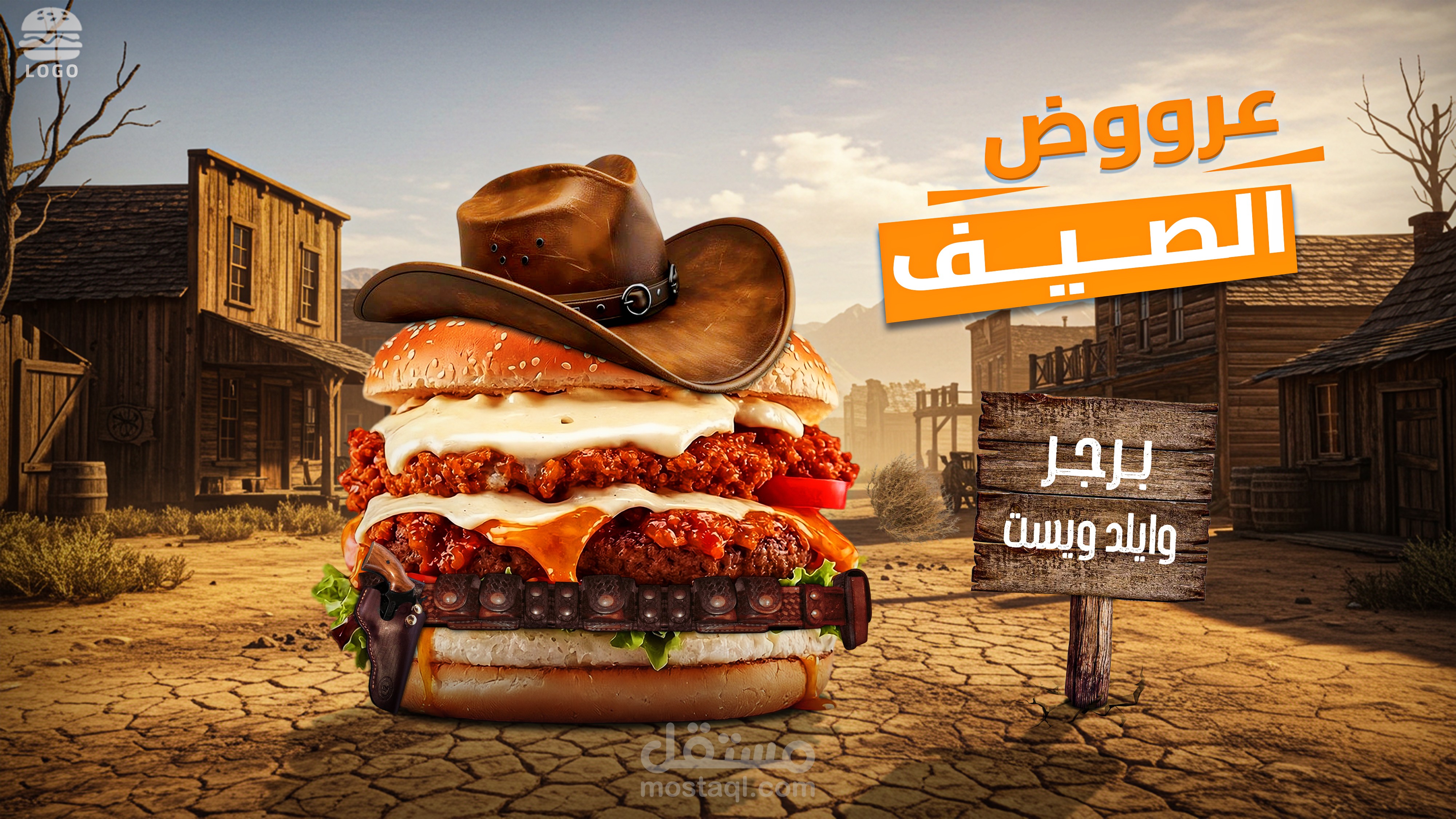 تصميم لمطعم برجر