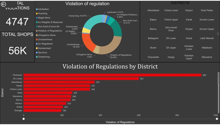 District-Wise Societal Inspections: PowerBI Mastery in KPK