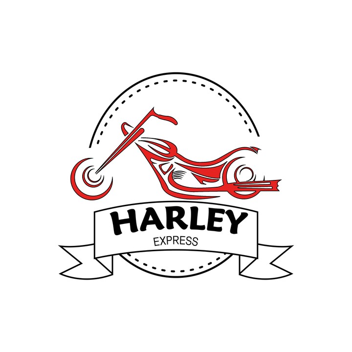 شعار لشركة "Harley Express"