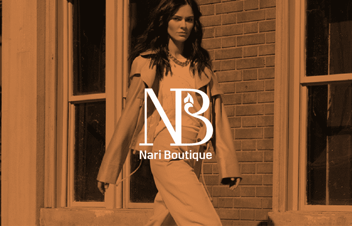 تصميم شعار Nari Boutique للازياء النسائية