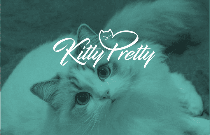 تصميم شعار Kitty Pretty لتجارة القطط